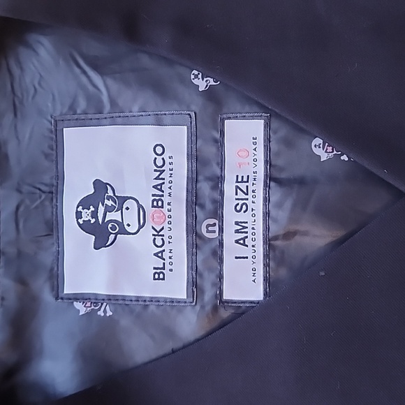 Black Bianco Boys Size 10 Suit Vest - Picture 2 of 7